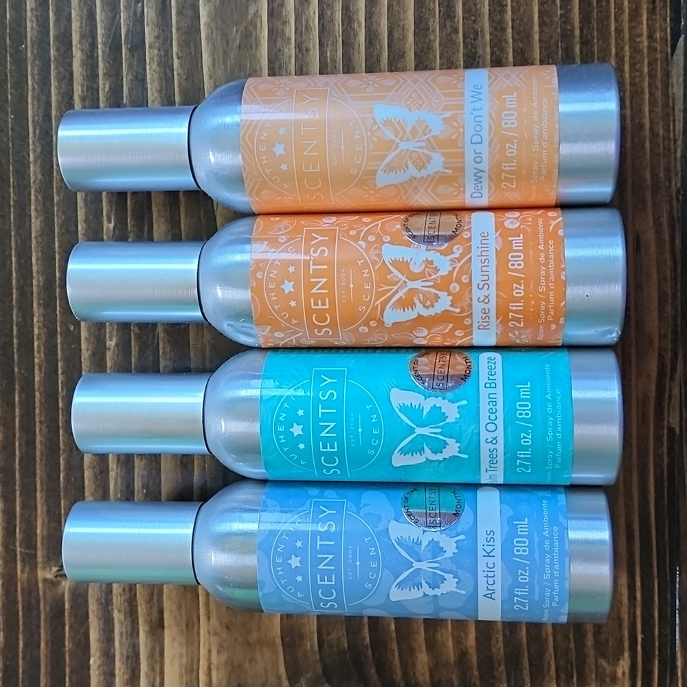 4 Scentsy Room Sprays